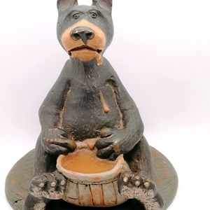 American Chestnut Folk Art "Wesley Honey" AM1101 Figurine EUC 1998